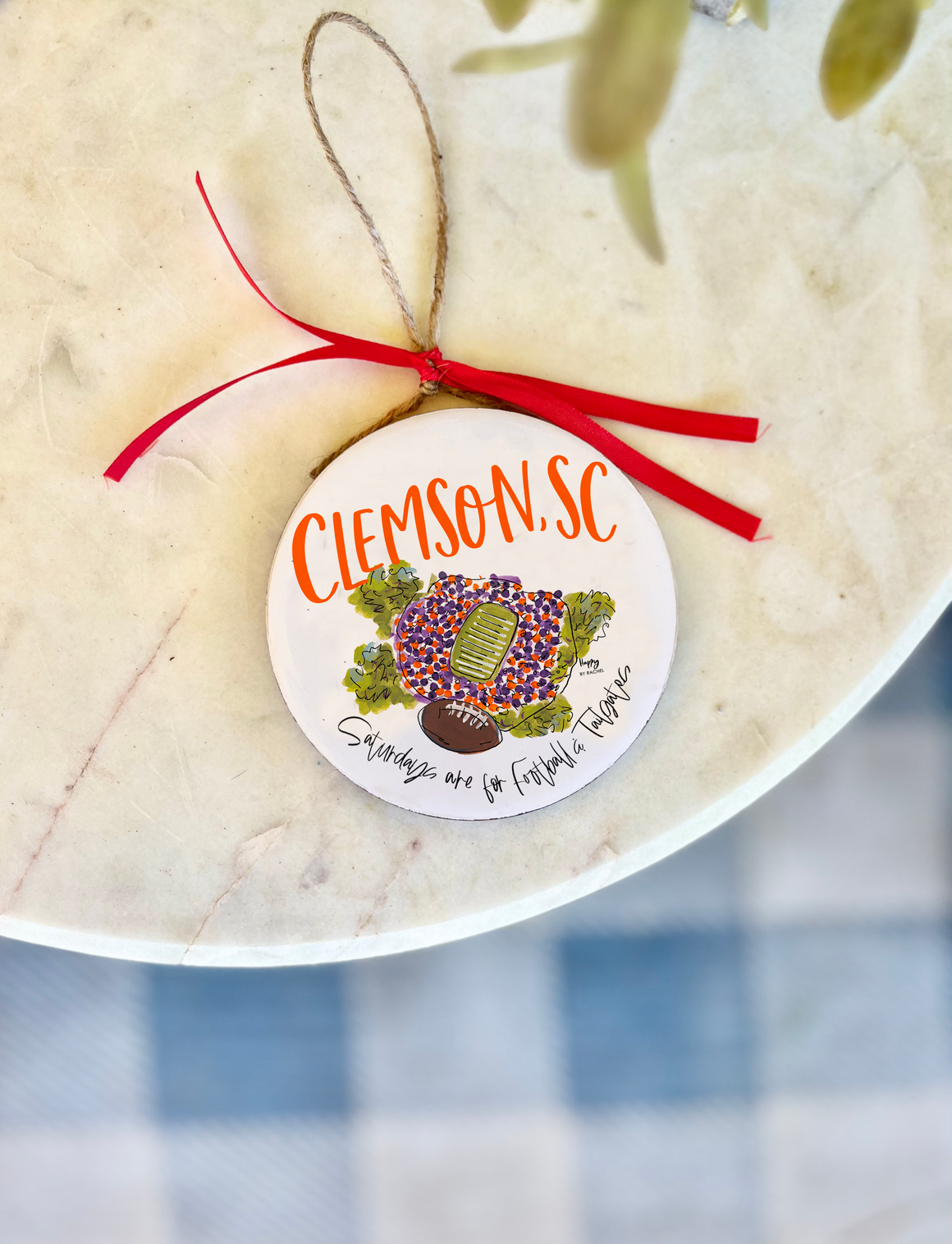 Clemson, SC College Town Christmas Ornament