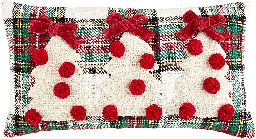 Tartan Hooked Lumbar Pillow