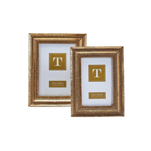 Golden fern frame