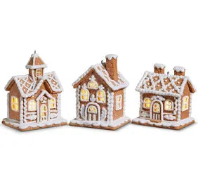 Lighted House Ornament