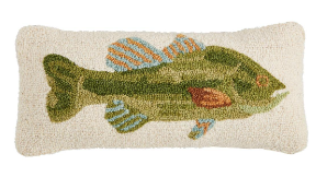 Fish Hook Wool Pillow