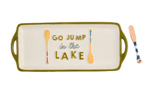 Go Jump in the Lake Platter