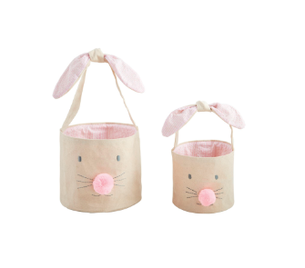 Pink Bunny Easter Basket
