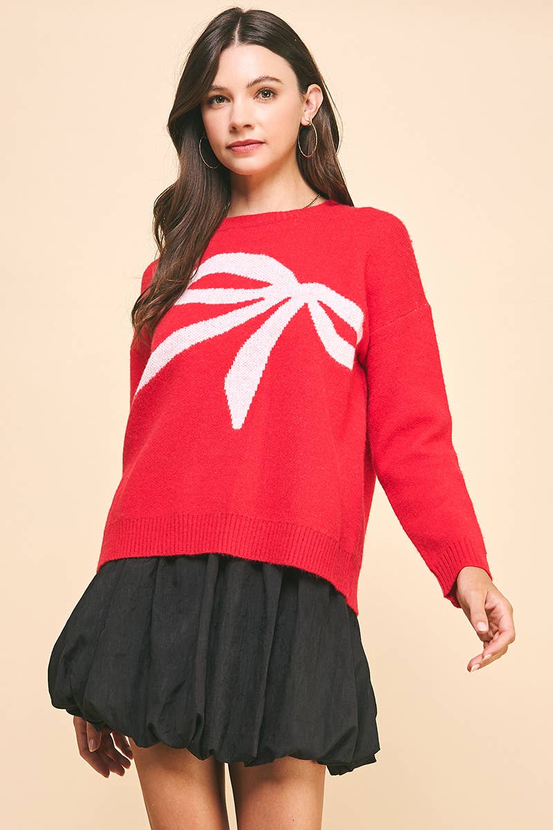 Holiday Bow Sweater