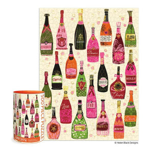 Bubble Pop Fizz - 500 Piece Jigsaw Puzzle - Embelished with gold foil