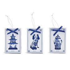 Blue and White Scented Sachet