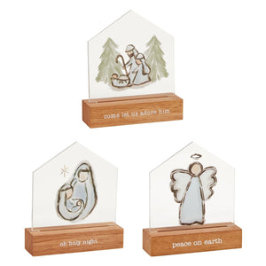 Christmas Light Up Plaques