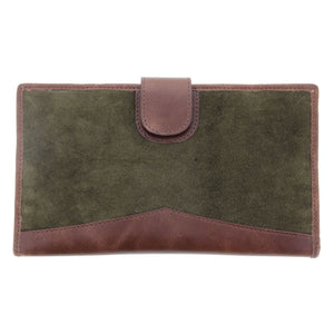 Hunter Wallet, Suede and Leather