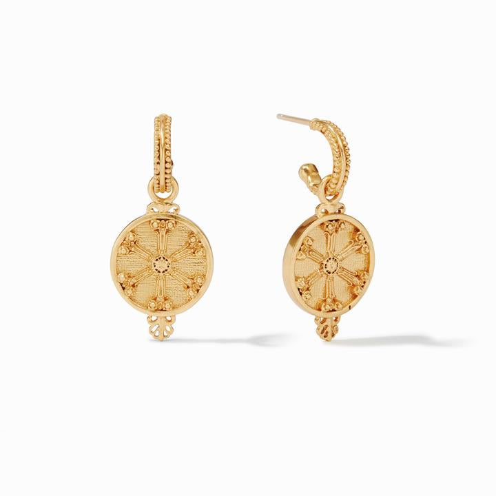 Meridian Hoop and Charm Earring