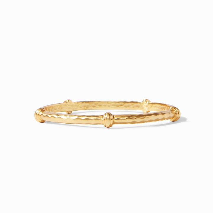 Savannah Bangle Gold Cubic Zirconia