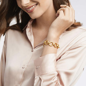 Savoy Demi Link Bracelet Gold