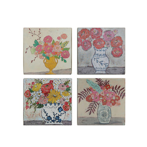 Floral Vase Design Matchbox