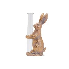 Golden Bunny Décor/Bud vase