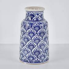 Scalloped Ceramic Vase
