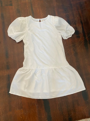 White Poplin Dress