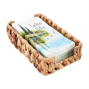 Lake Life powder room napkin