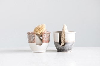 Stoneware Sponge Holder