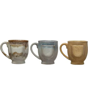 Stoneware Mug with Teabag Holder