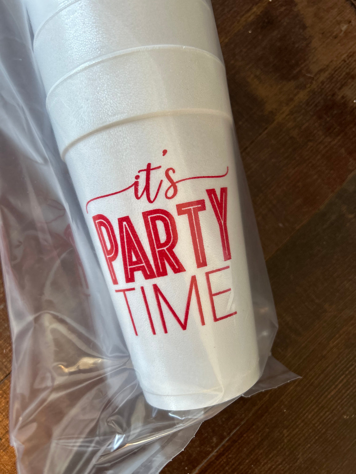 Styrofoam Party Cups