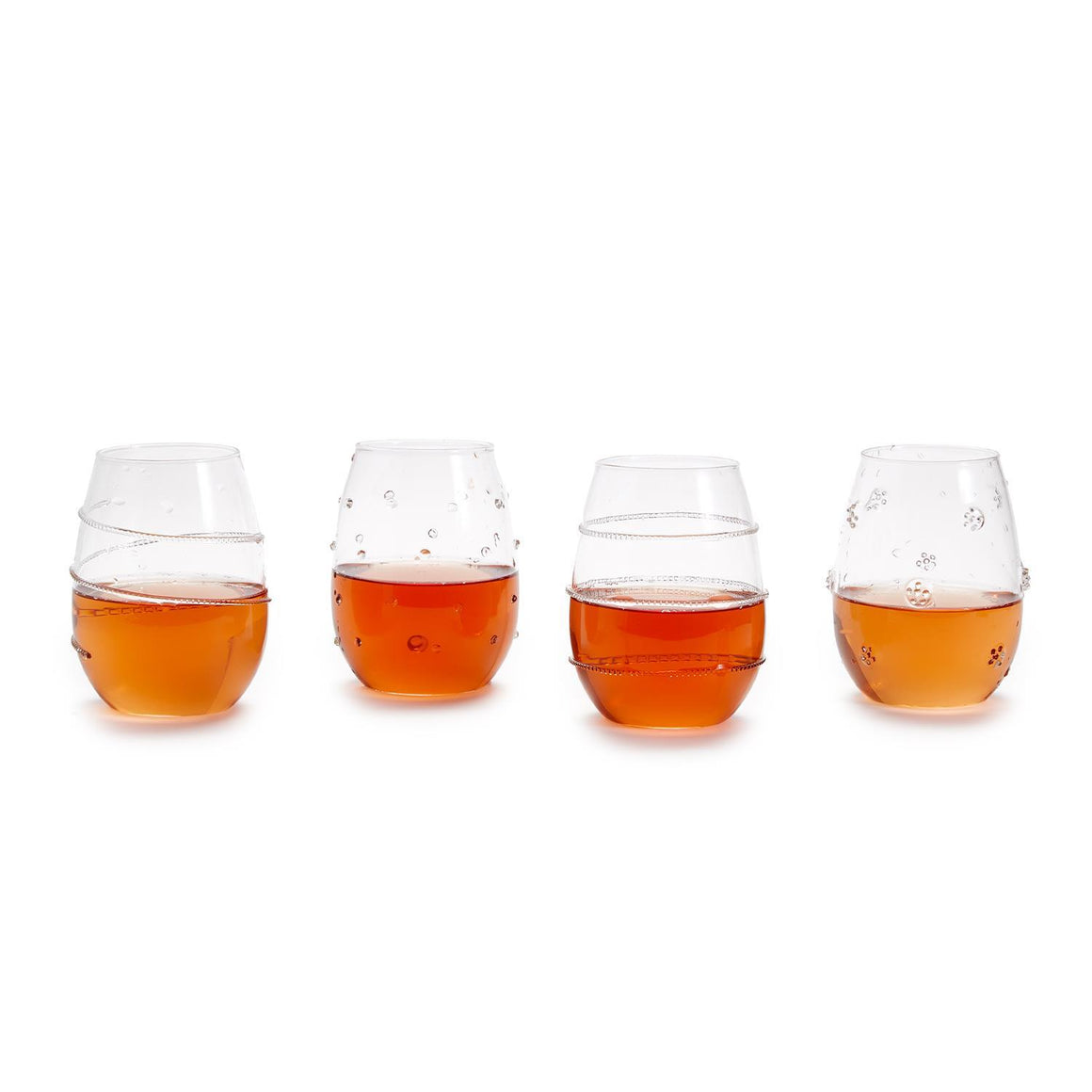 Verre stemless wine glass set